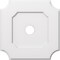 Ekena Millwork Locke Architectural Grade PVC Contemporary Ceiling Medallion, 20"OD x 3"ID x 12"C x 1"P CMP20LE-03000 - alternate 1